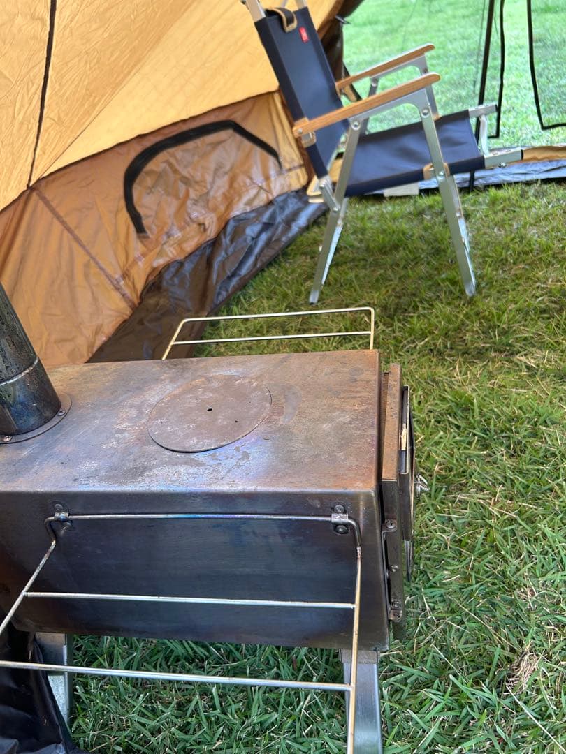 薪ストーブとテントセット