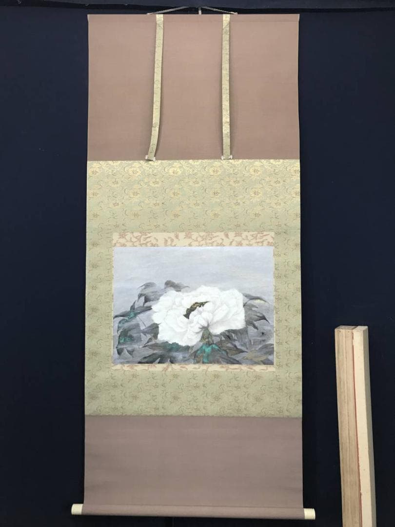 作者不詳/牡丹図/花図/掛軸/名家伝来/AC-415