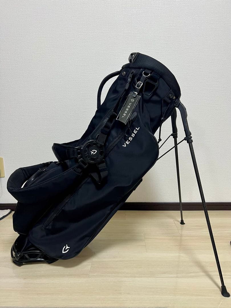 Vessel ブラック スタンドバッグ