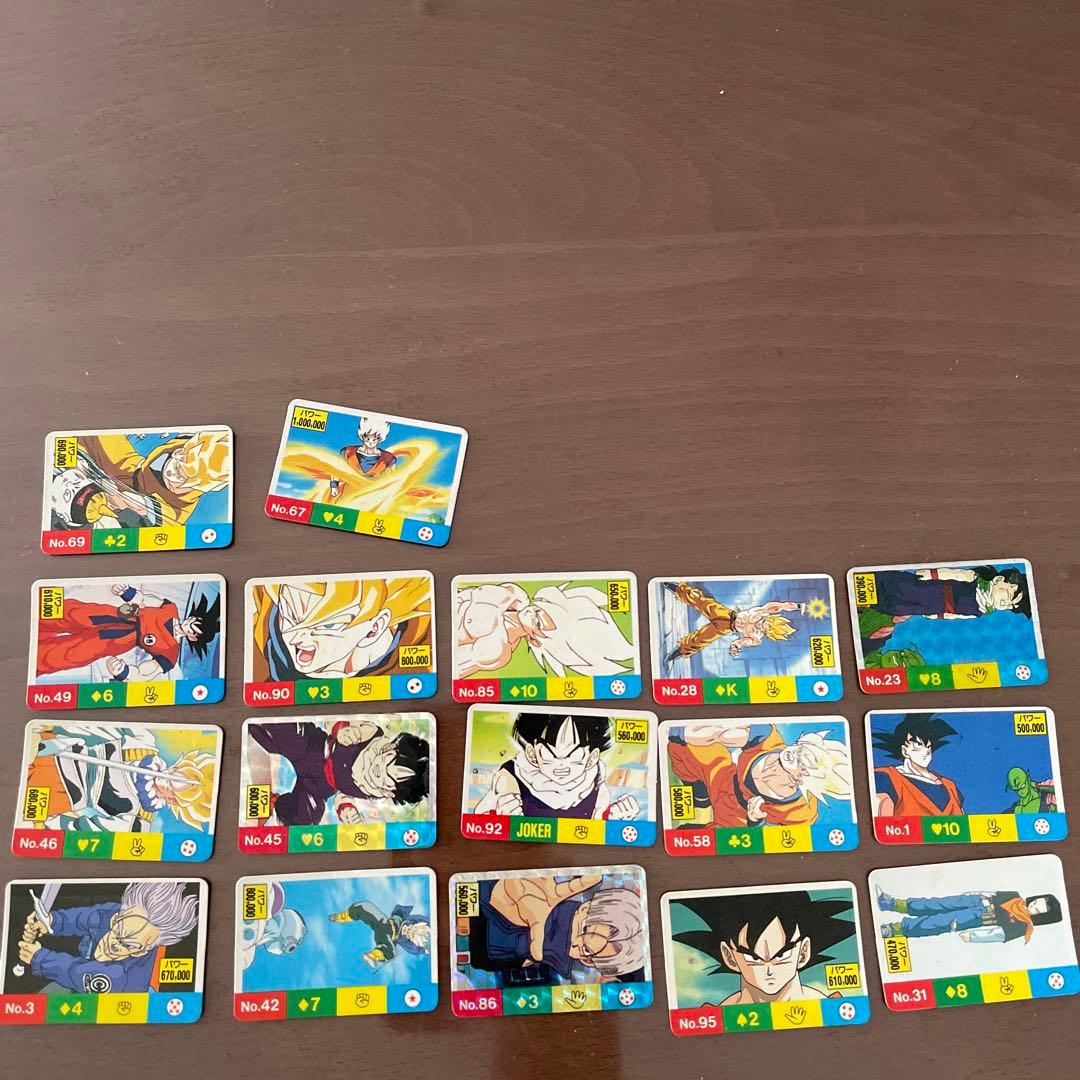ドラゴンボール　プロマイド　ジャンボカードダス　カード