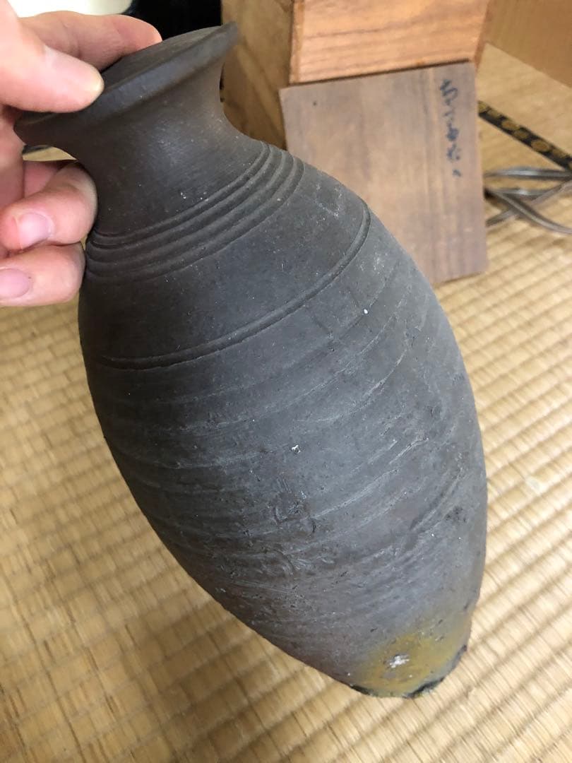 古い南蛮の壺 鬼の腕 骨董民芸茶道具花器