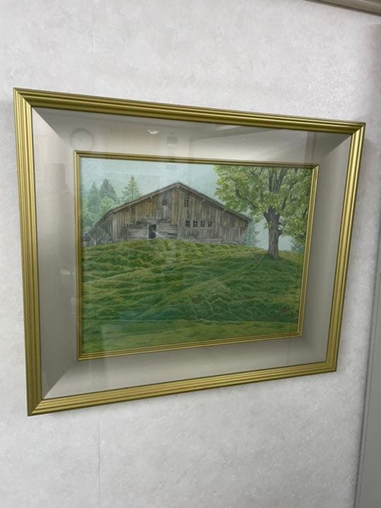 日本美術院　院友　宮野孝司　日本画10号　百貨店上代50万