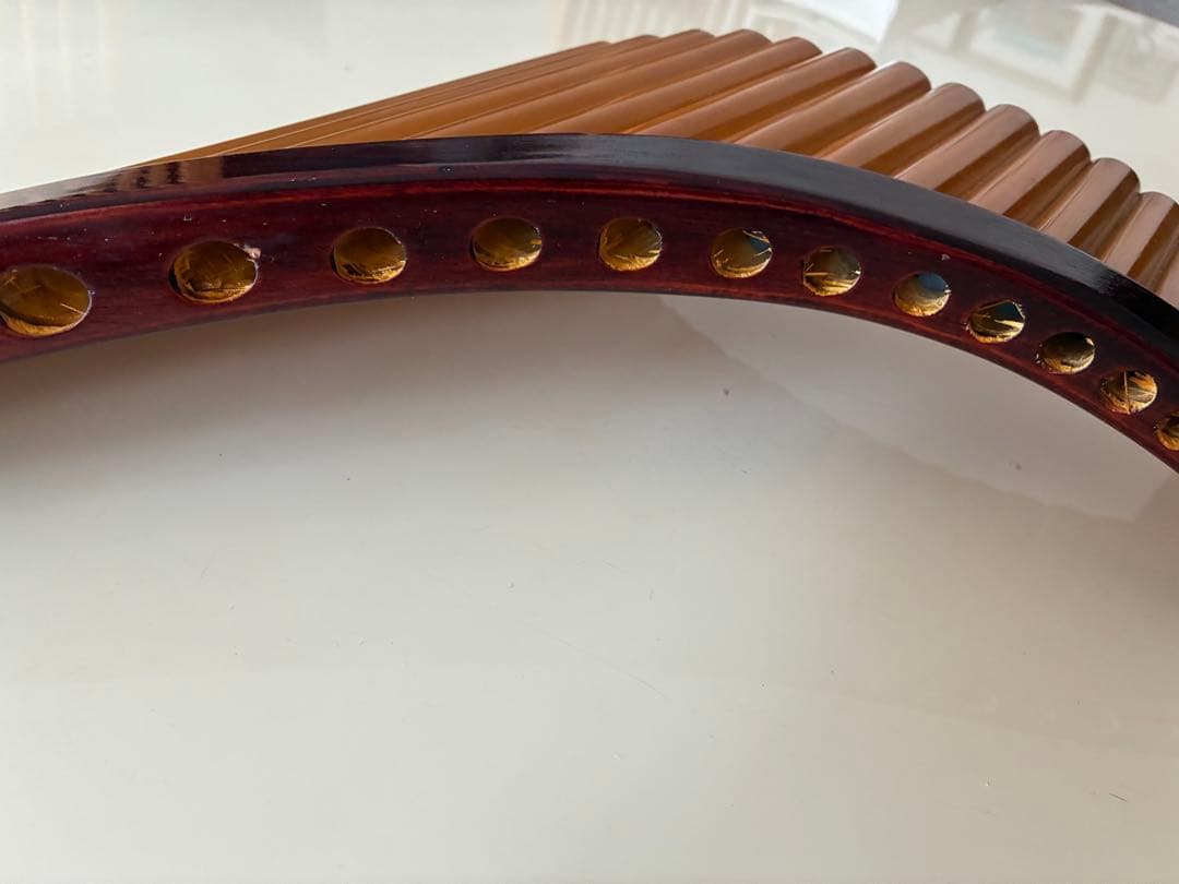 新品パンフルート　本格プロ用　ペルー調達 22菅