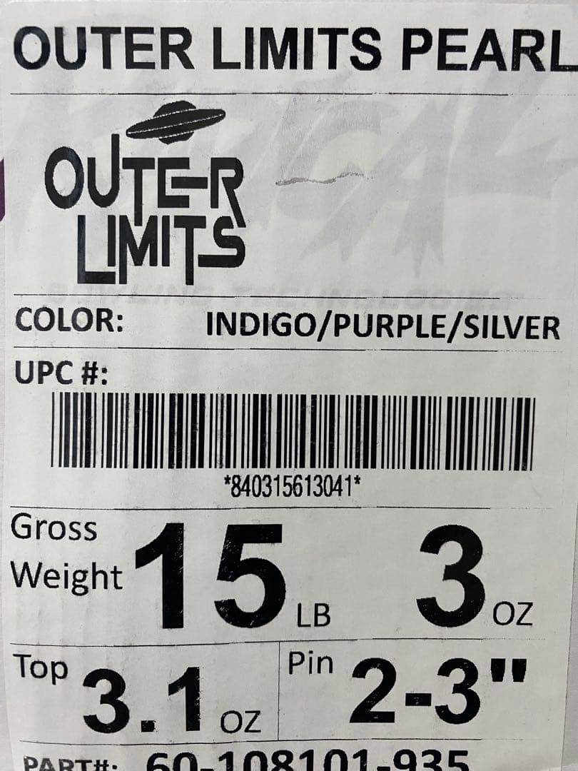 アウターリミッツパール 早い勝ち 値下げ不可