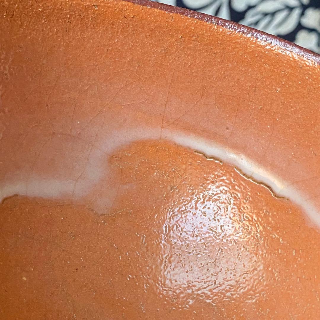 中里嘉孝　唐津皮鯨茶盌 / 唐津焼　皮鯨茶碗　共箱・共布有り