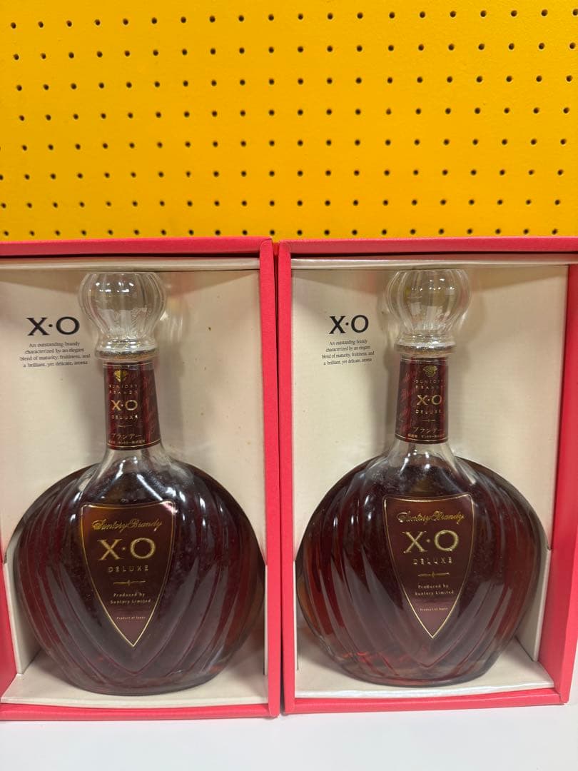 ドキンちゃん　Suntory X.O. Deluxe 750ml 3本