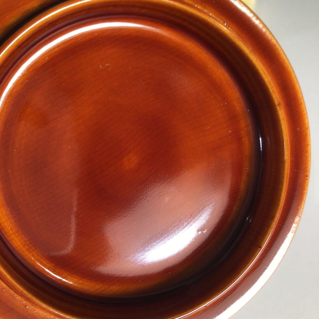 Ｎ７９　香合　『塗師　聡春作』『飛騨春慶塗』『高台寺蒔絵』『丸香合』　共箱