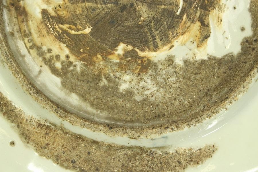 中国美術 呉須 青花 花鳥紋 大盤 φ42cm 明 時代箱(LC112)