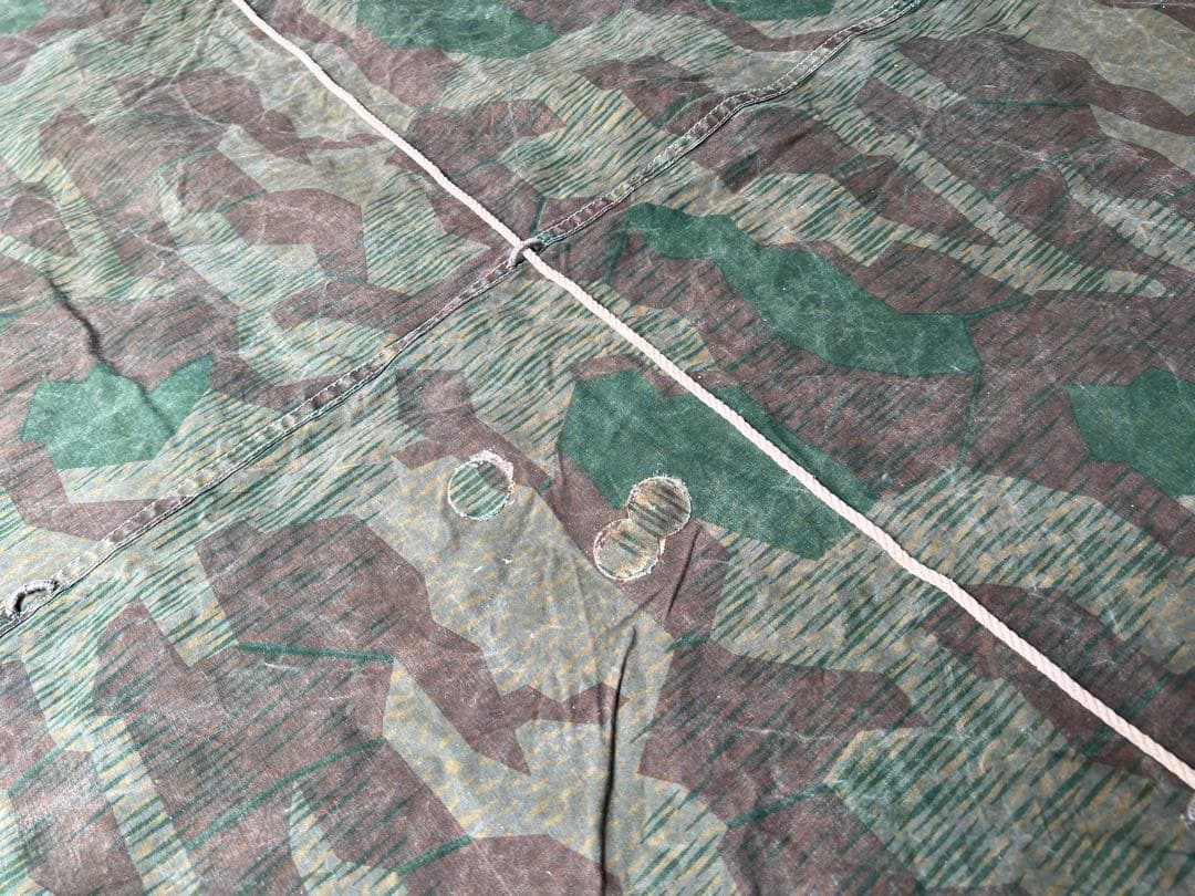 ②1942年製 スイス軍幕 スプリンターカモ ツェルトバーン ミリタリー テント