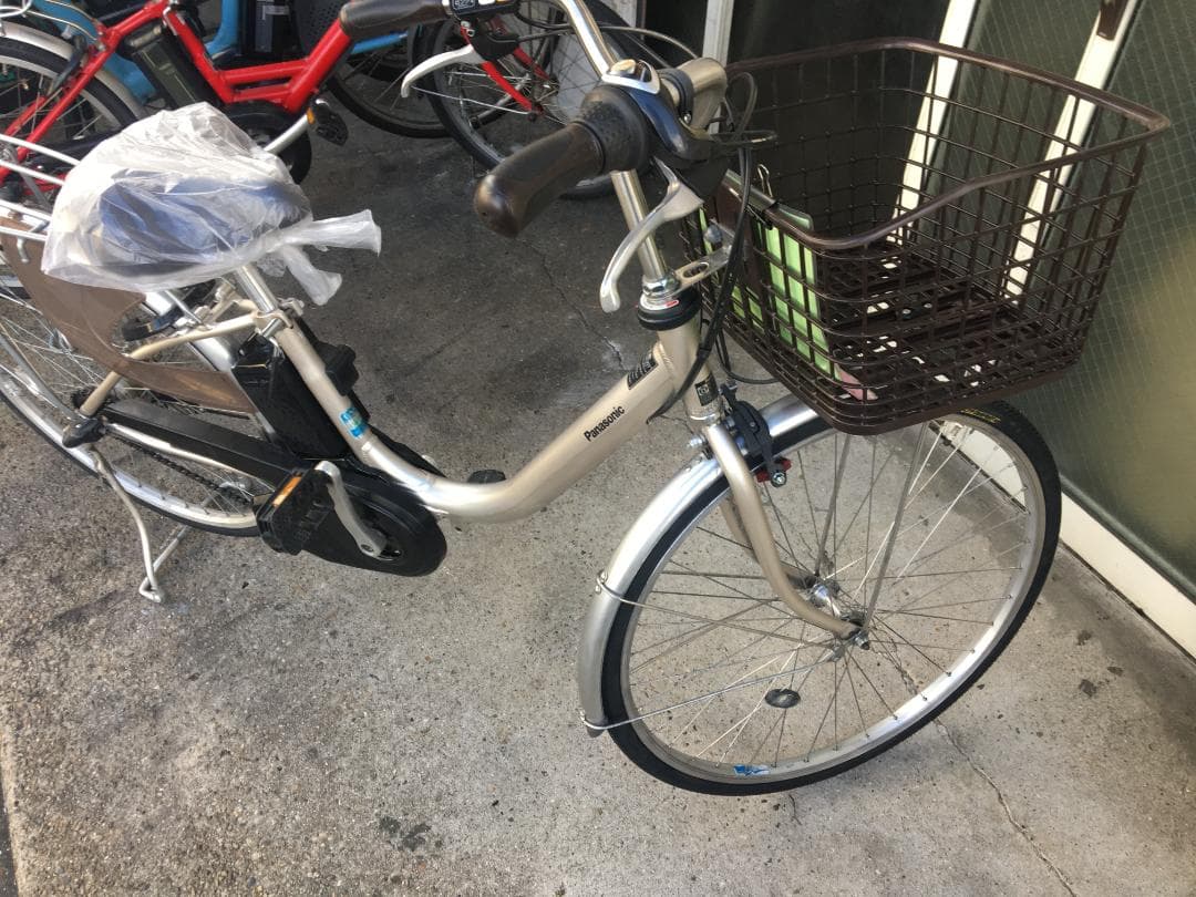 地域限定送料無料　ビビ　L　12AH　軽量モデル　シルバー　神戸市　電動自転車