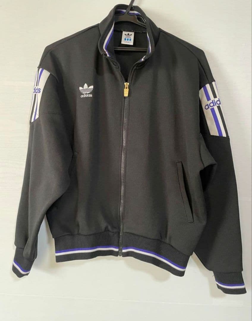 デサント製 adidas アディダス トレフォイル ジャージ セットアップ