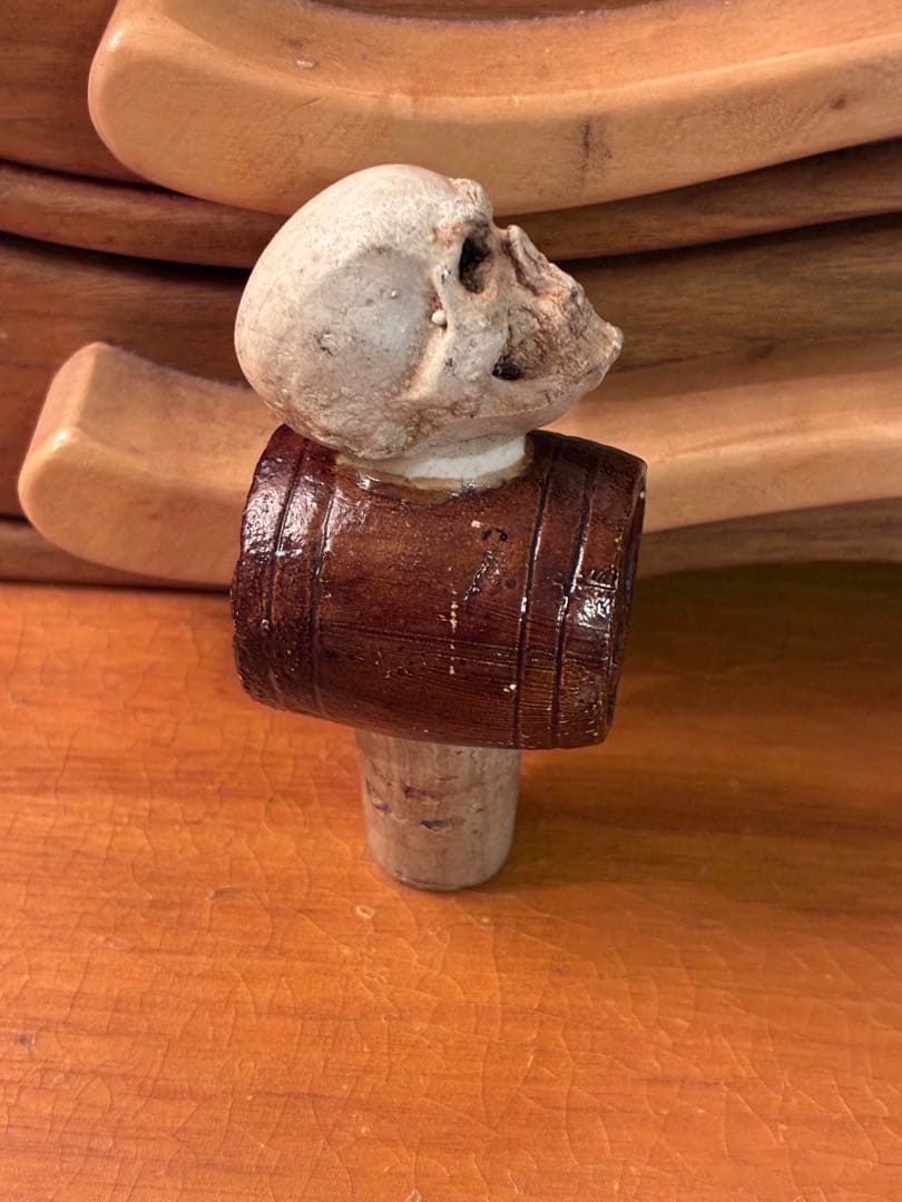 ビンテージ　スカル　髑髏　骸骨　ハロウィン　ミッドセンチュリー ネイバーフッド