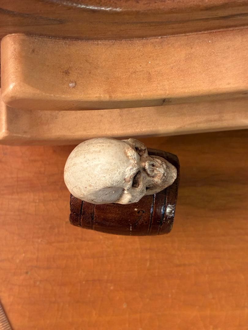 ビンテージ　スカル　髑髏　骸骨　ハロウィン　ミッドセンチュリー ネイバーフッド