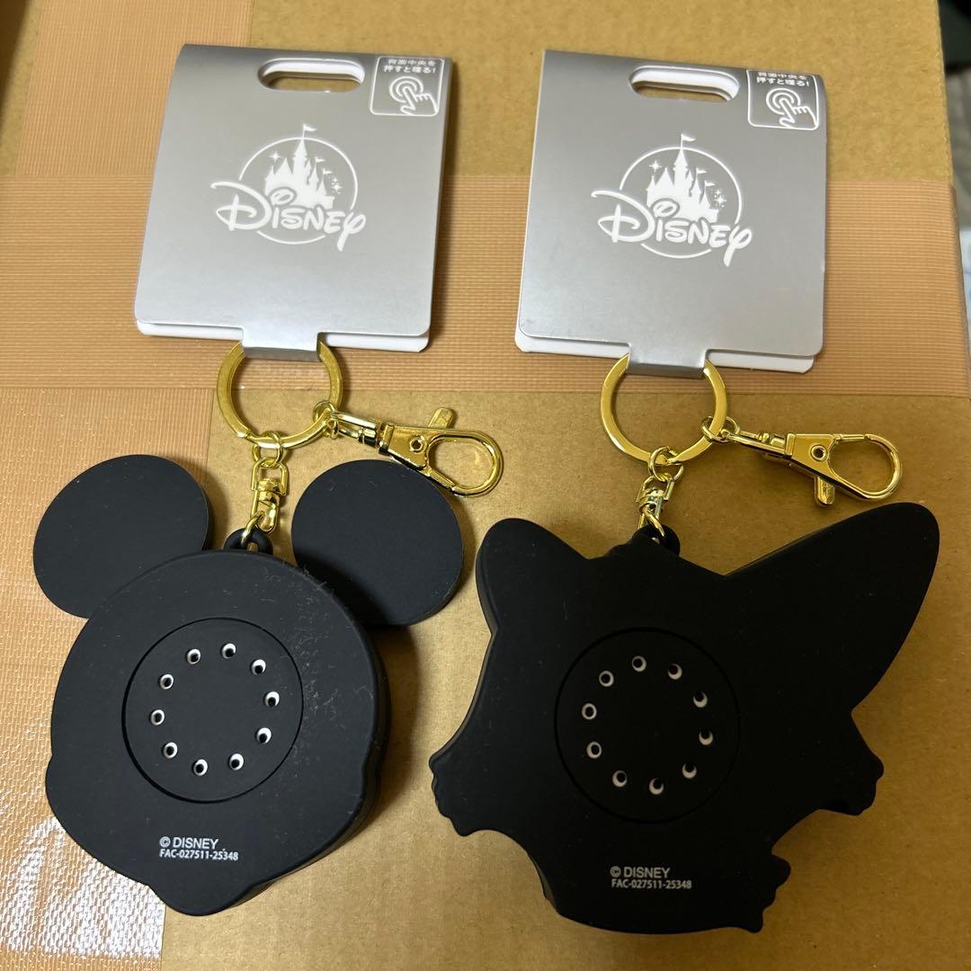 ディズニー　キーホルダー　キーチェーン　トーキング　ニックとミッキー　2種類