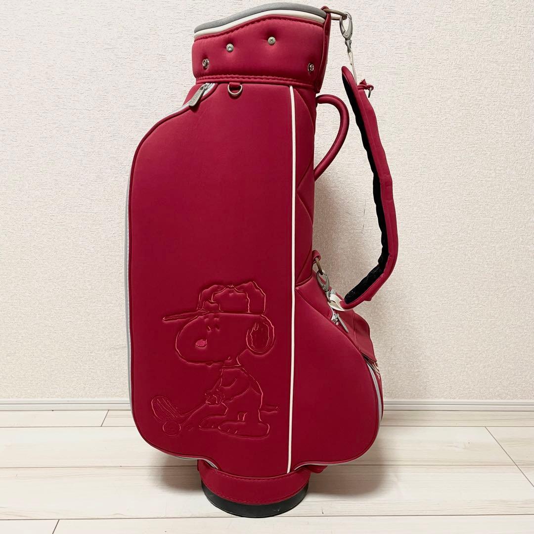 【希少】SNOOPY GOLF スヌーピー キャディバッグ ゴルフバッグ