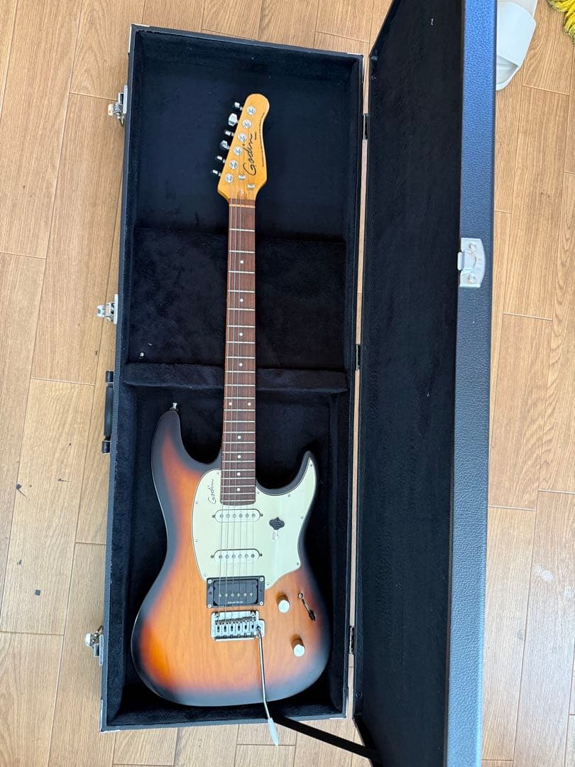 Godin Session エレキギター サンバースト ケース付き