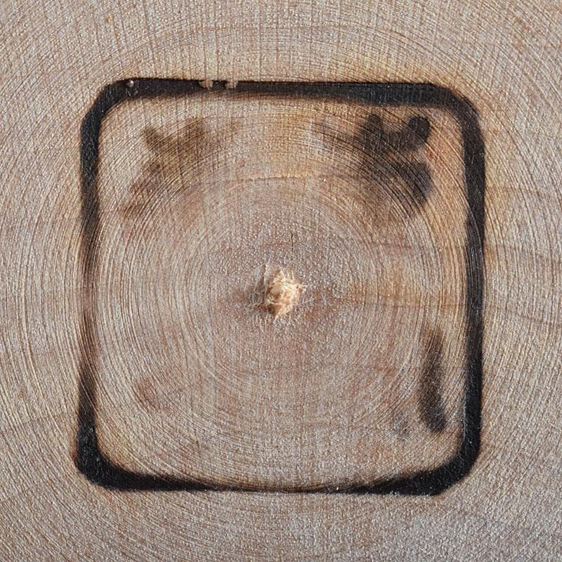 茶道具　東大寺古材　会田栄治・杉村和作　赤銅合子写　香合　共布共箱　MR9441