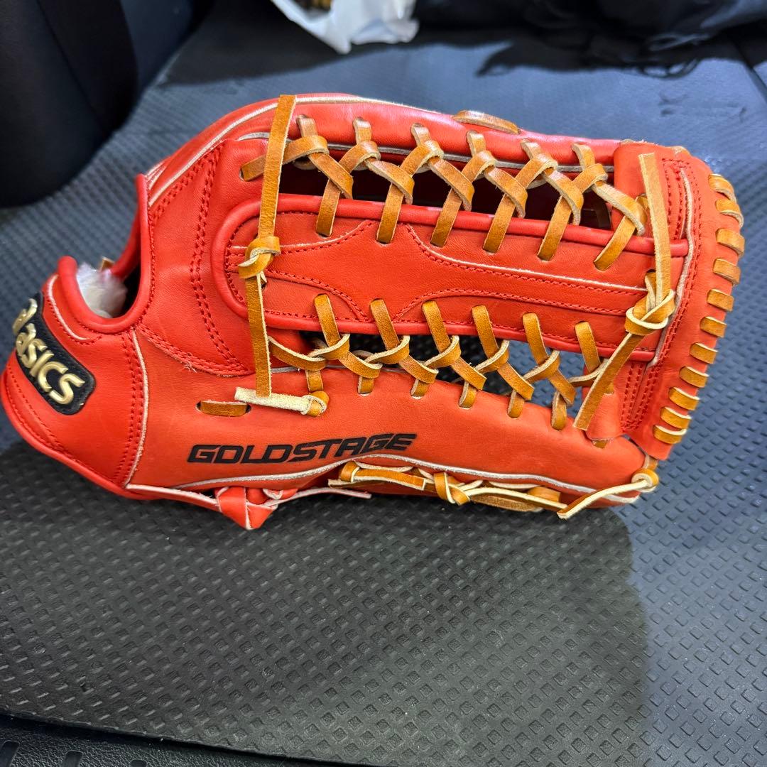ASICS GOLDSTAGE グローブ BGR5LU 軟式 外野用 アシックス