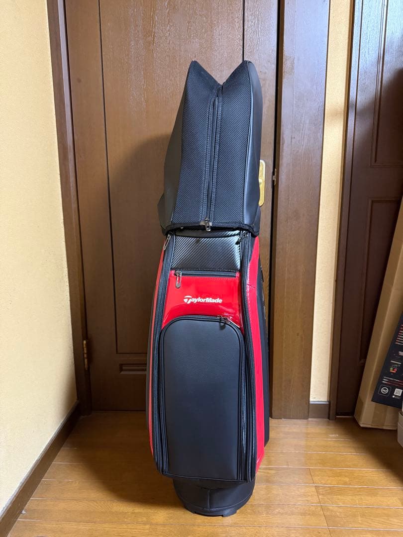 テーラーメイド オーステック ゴルフバッグ TJ083 ブラック×レッド