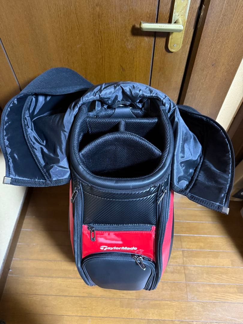 テーラーメイド オーステック ゴルフバッグ TJ083 ブラック×レッド