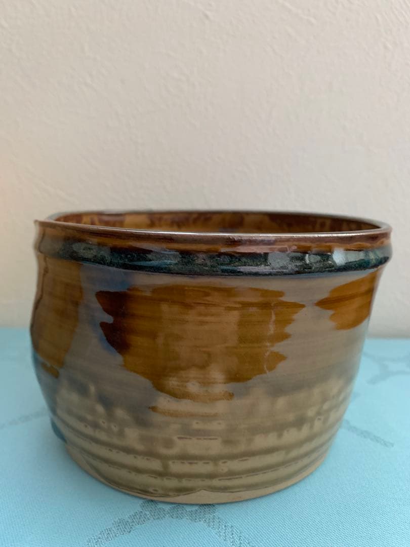 高取　建水　14代　味楽作　骨董