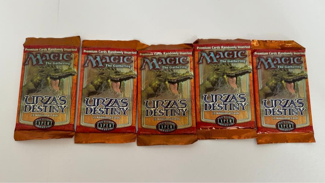 【未開封/英語版】MTG ウルザズ・デスティニー ブースター5パック