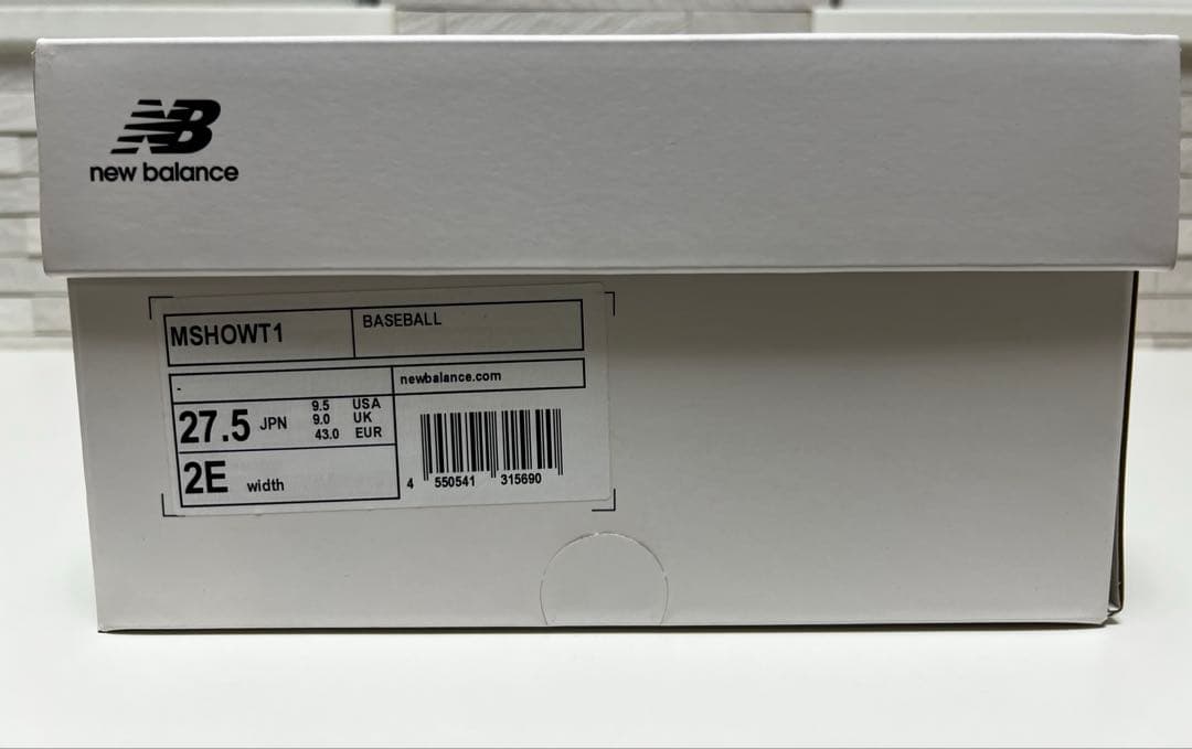 New Balance MSHOWT1 スパイク 27.5cm 大谷翔平モデル