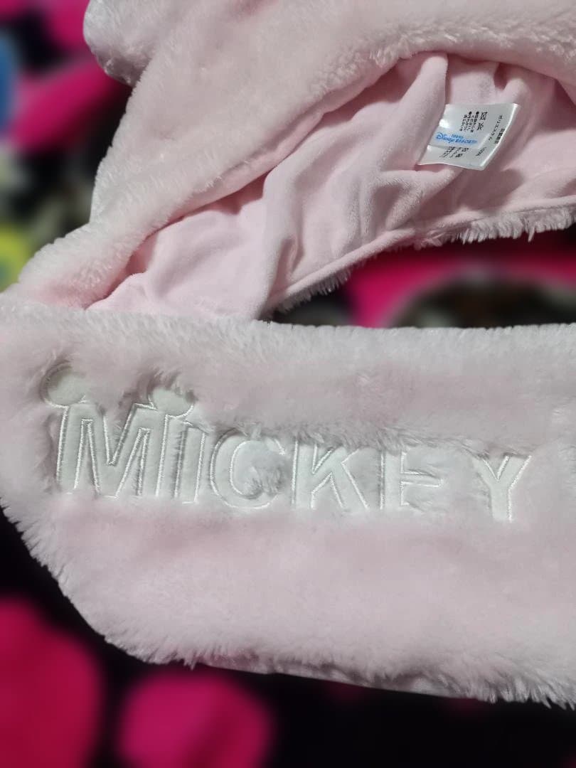 ディズニーピンクマフラーファンキャップ