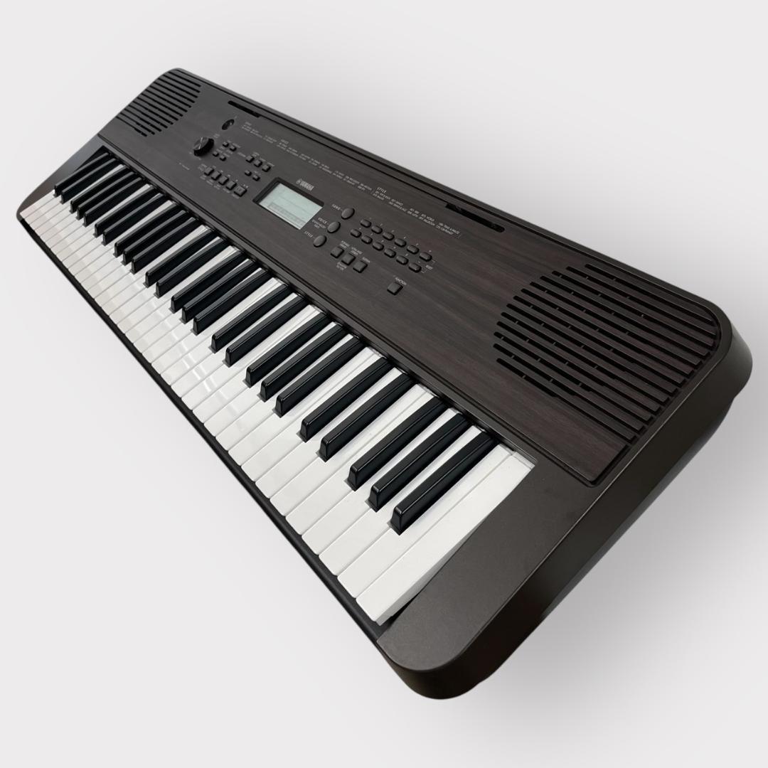ヤマハ ポータブルキーボード 61鍵盤 ダークウォルナット PSR-E360DW