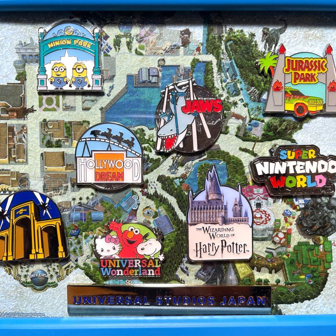 ⭐️レア品⭐️ USJ パークマップ ピンバッジ フレーム 2023年