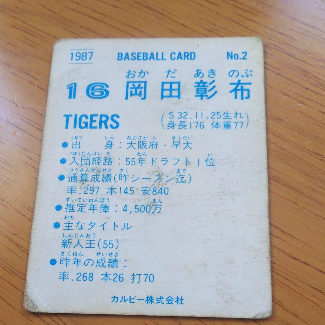 カードプロ野球チップスカード阪神