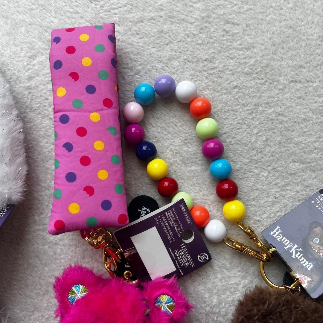 お顔厳選✨ハミクマ　ブラッシュキーチェーン　コンプ4体セット　ユニバ　USJ