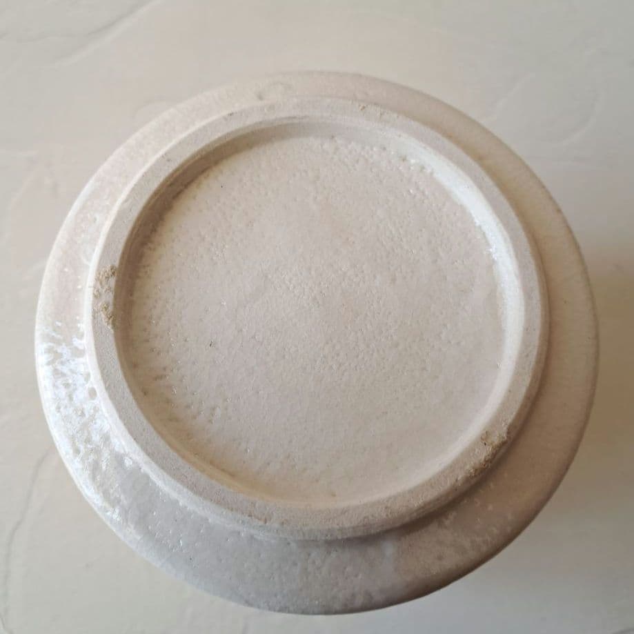 志野焼　銘あり 稲穂文 水指/茶碗/香合　絵志野　骨董品 古美術