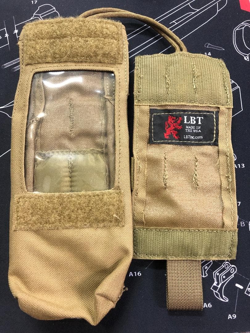 LBT-6015 PRC-152 MBITR ラジオポーチ コヨーテブラウン