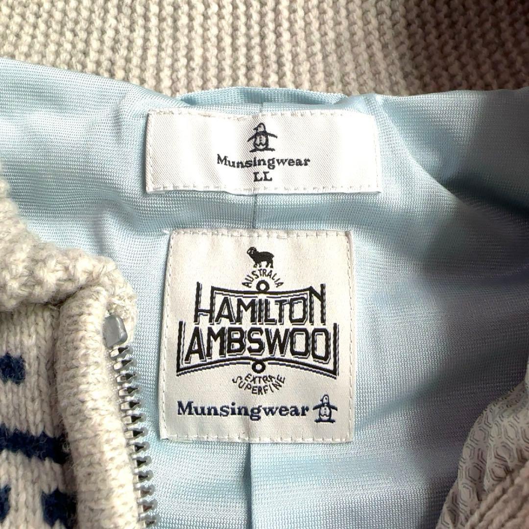 マンシングウェア Munsingwear ゴルフ　カウチンセーター　LL