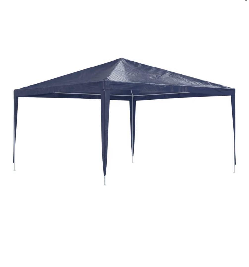 ネイビー 四角形テント 400cm x 400cm