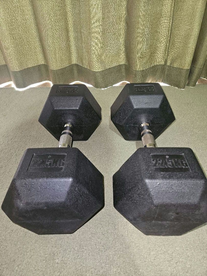 22.5kg ヘキサゴンダンベル 2個セット