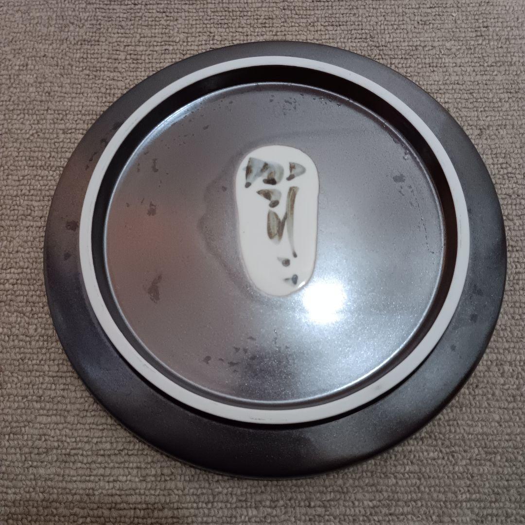 佐藤勝彦 陶器 絵皿 手描き皿 4枚セット 仏様 お地蔵様 顔 サイン 希少