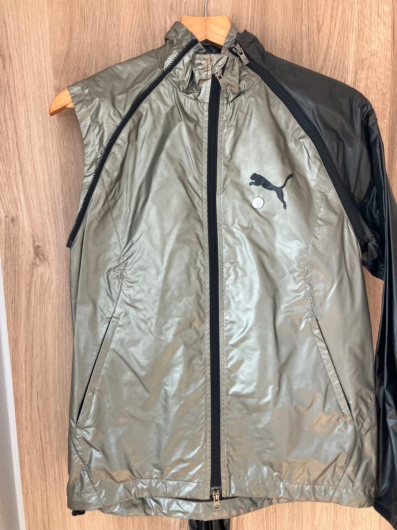 Puma ウィンドブレーカー オリーブグリーン/ブラック