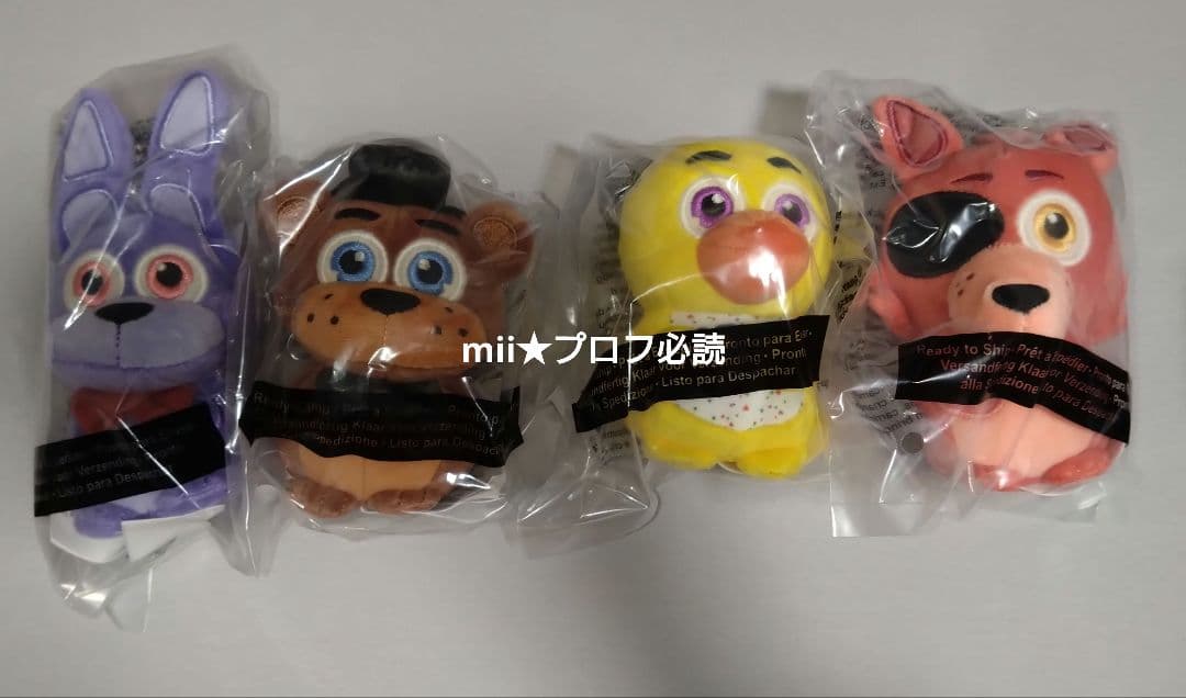 映画 ファイブナイツアットフレディーズ ミニぬいぐるみ 4種