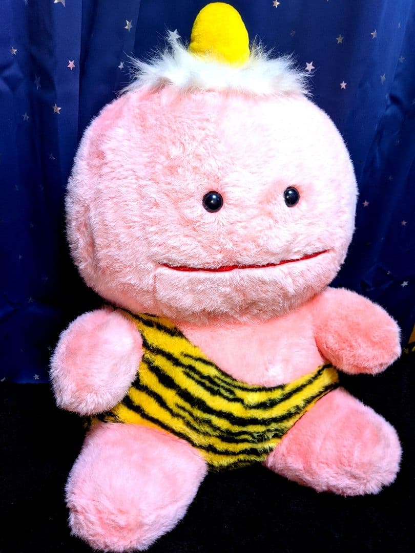 特大 70cm ピカポン ぬいぐるみ セキグチ 昭和レトロ 人形 ビンテージ