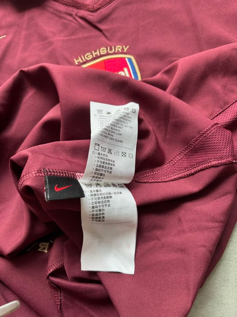 国内正規品　05-06 アーセナル　ナイキ　ユニフォーム　ハイバリー　Lサイズ