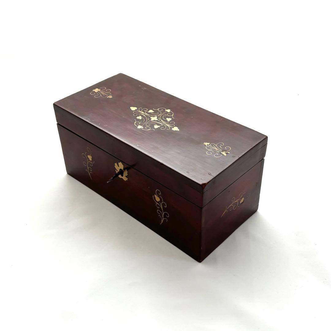 アンティーク ヴィンテージ ジュエリーボックス｜象嵌 木箱 一点物