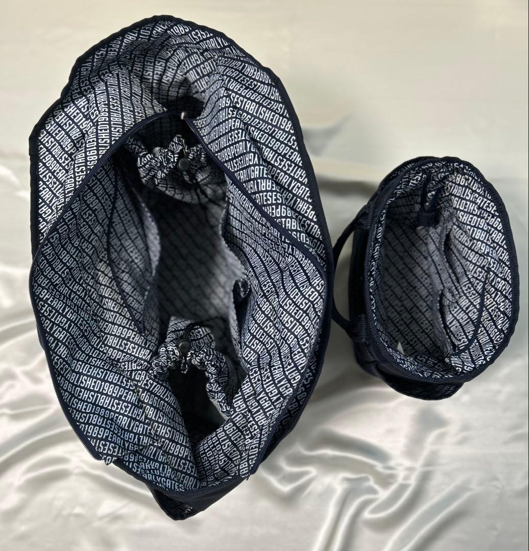 中古 パーリーゲイツ(PEARLY GATES) ロッカー・ラウンドバッグSET