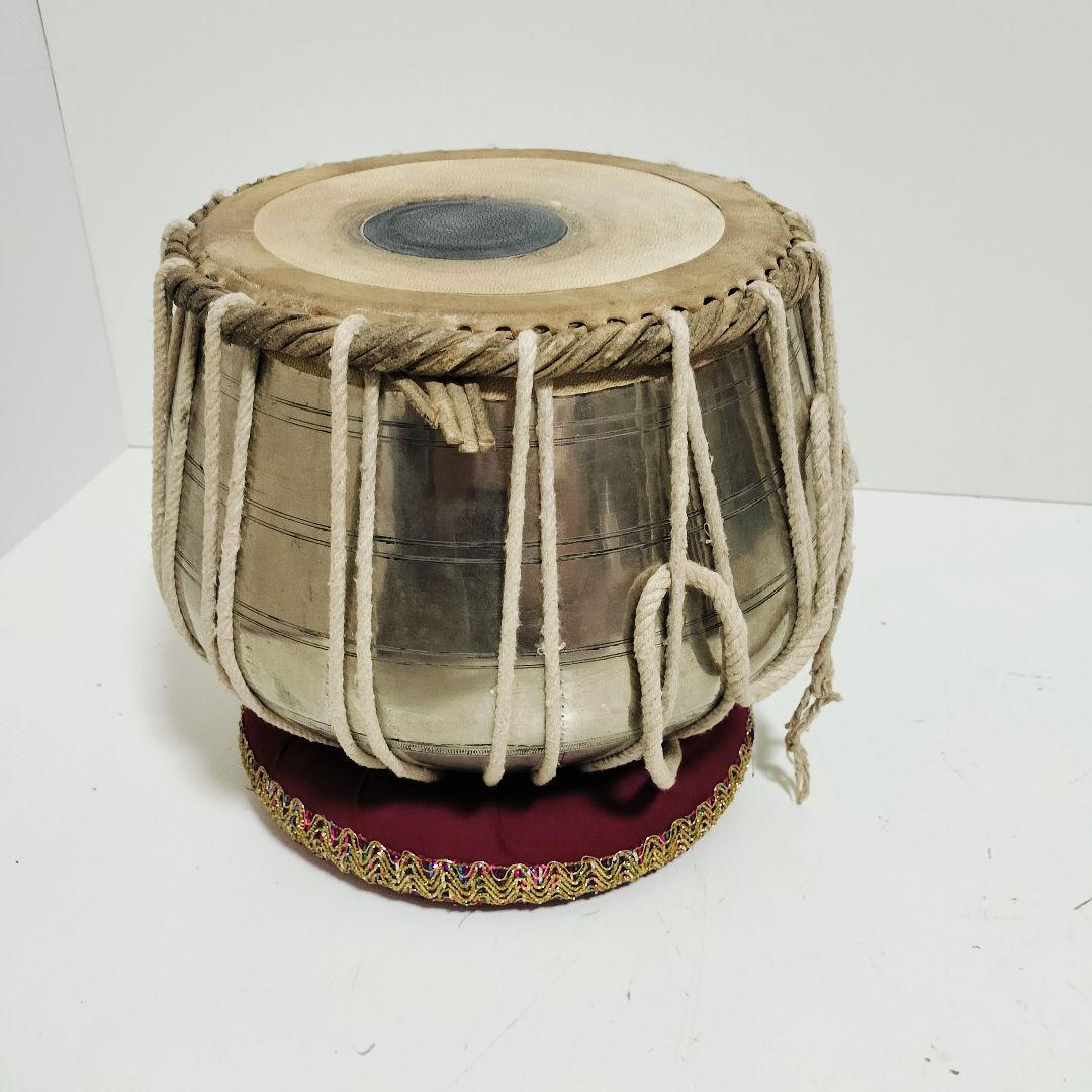 【希少】タブラ・バヤ タブラバヤセット バーヤ インド民族楽器 スチール 打楽器