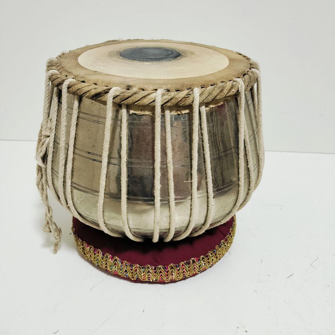 【希少】タブラ・バヤ タブラバヤセット バーヤ インド民族楽器 スチール 打楽器