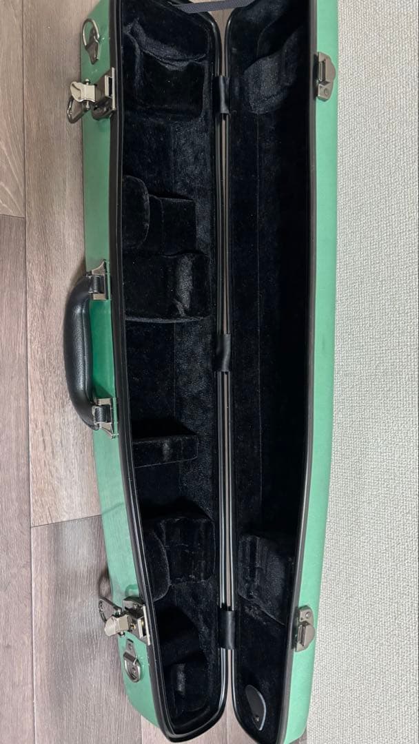 ソプラノサックス ハードケース グリーン マルカート