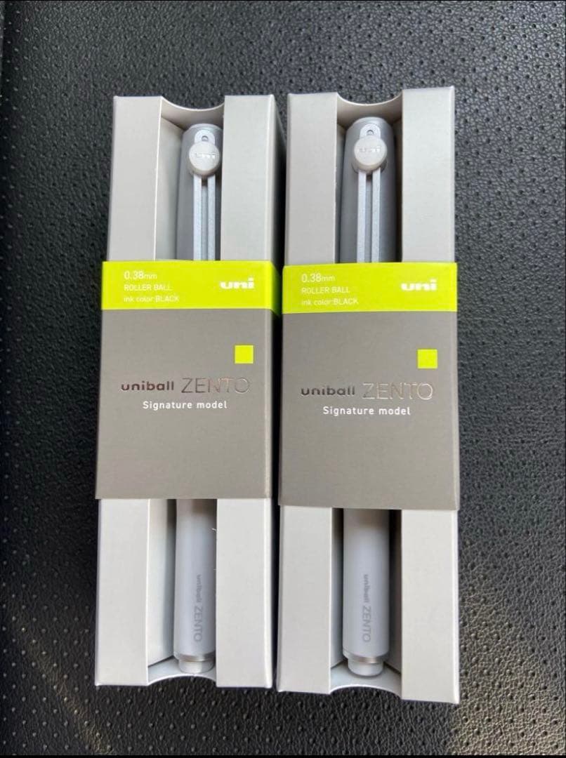 ユニボール ゼント シグニチャーモデル シルバー 2個セット