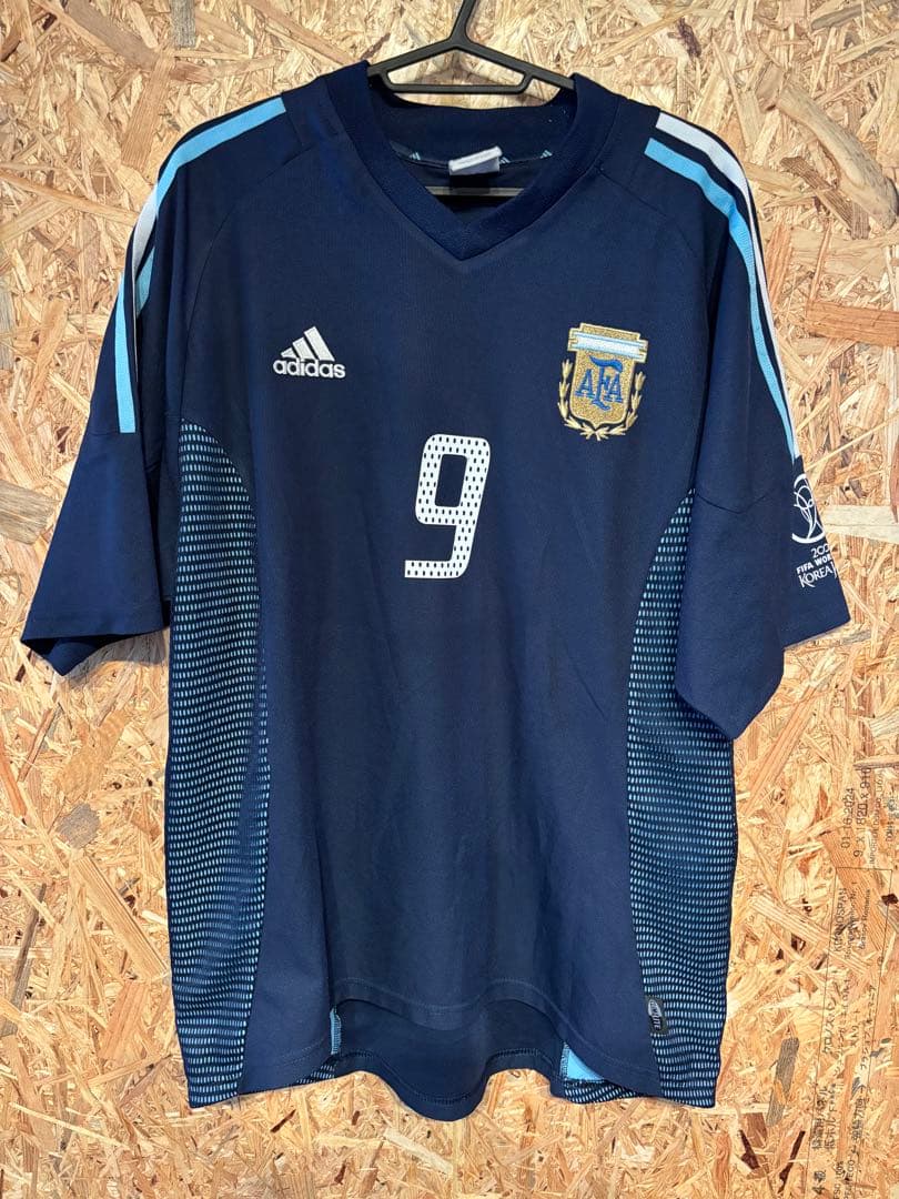 アルゼンチン代表 2002 バティストゥータ 9 アウェイ　ユニフォーム