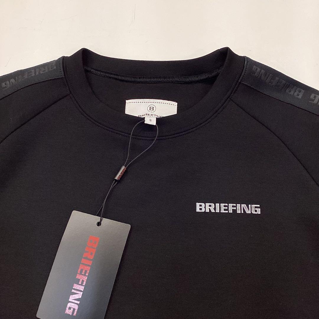 新品　BRIEFING WS WARM LOGO LINE CREWNECK
